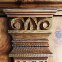 Wohnzimmerschrank im Detail